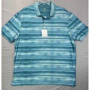 Hickey Freeman Men's Active Stretch Wickening Golf Polo UPF Protection XL New